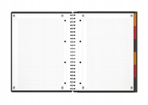 Kołonotatnik A4+ 80k kratka OXFORD Organiserbook International 100102777 Kołonotatnik A4+ 80k kratka OXFORD Organiserbook International 100102777
