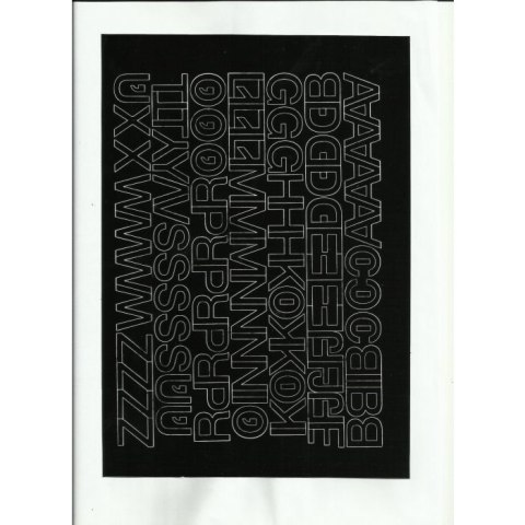 LITERY samoprzylepne 2cm (8) czerwone ARTDRUK LITERY samoprzylepne 2cm (8) czerwone ARTDRUK