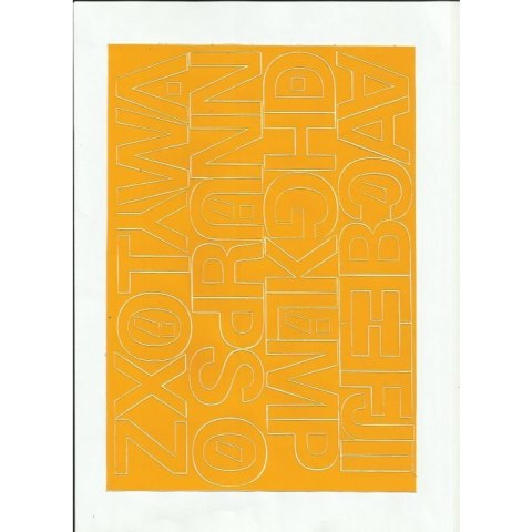 LITERY samoprzylepne 4cm (8) zielone ARTDRUK LITERY samoprzylepne 4cm (8) zielone ARTDRUK