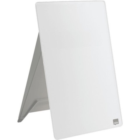 Tabliczka na biurko biała szklana 216 x 297 x 30 mm, pionowa 1905173 Tabliczka na biurko biała szklana 216 x 297 x 30 mm, pionowa 1905173
