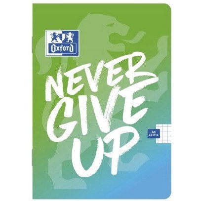 Zeszyt A4 60k linia margines 90g NEVER GIVE UP 400114798 OXFORD Zeszyt A4 60k linia margines 90g NEVER GIVE UP 400114798 OXFORD