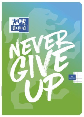Zeszyt A4 60k linia margines 90g NEVER GIVE UP 400114798 OXFORD Zeszyt A4 60k linia margines 90g NEVER GIVE UP 400114798 OXFORD