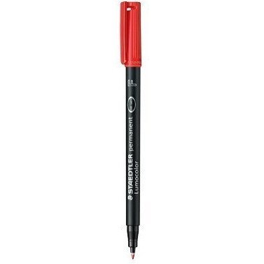 Foliopis permanentny F 318 czerwony STAEDTLER LUMOCOLOR S318-2 Foliopis permanentny F 318 czerwony STAEDTLER LUMOCOLOR S318-2