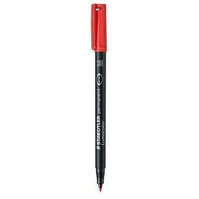 Foliopis permanentny M 317 czerwony STAEDTLER LUMOCOLOR S317-2 Foliopis permanentny M 317 czerwony STAEDTLER LUMOCOLOR S317-2