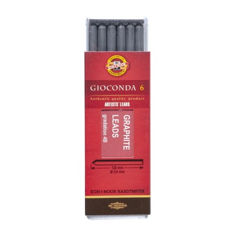 Grafit 5.6mm 4B do KUBUSIA (6) 4865 KOH-I-NOOR Grafit 5.6mm 4B do KUBUSIA (6) 4865 KOH-I-NOOR