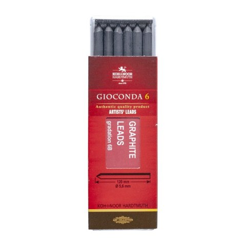 Grafit 5.6mm 6B do KUBUSIA (6) 4865 KOH-I-NOOR Grafit 5.6mm 6B do KUBUSIA (6) 4865 KOH-I-NOOR