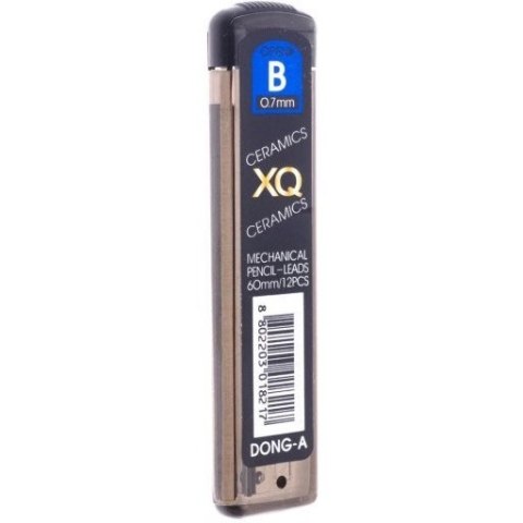 Grafity do ołówka automatycznego XQ 0.7mm B DONG-A Grafity do ołówka automatycznego XQ 0.7mm B DONG-A