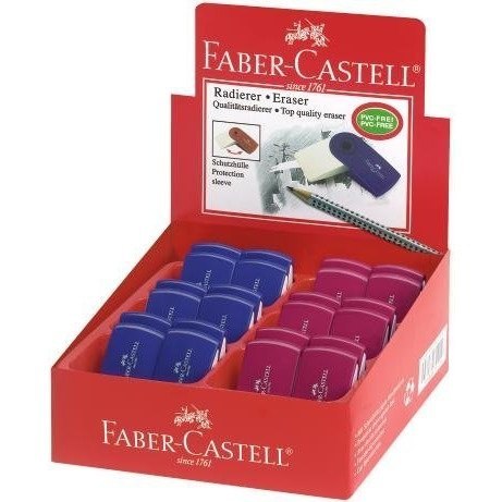 Gumka SLEEVE mini czer/nieb FC182411 FABER CASTELL Gumka SLEEVE mini czer/nieb FC182411 FABER CASTELL