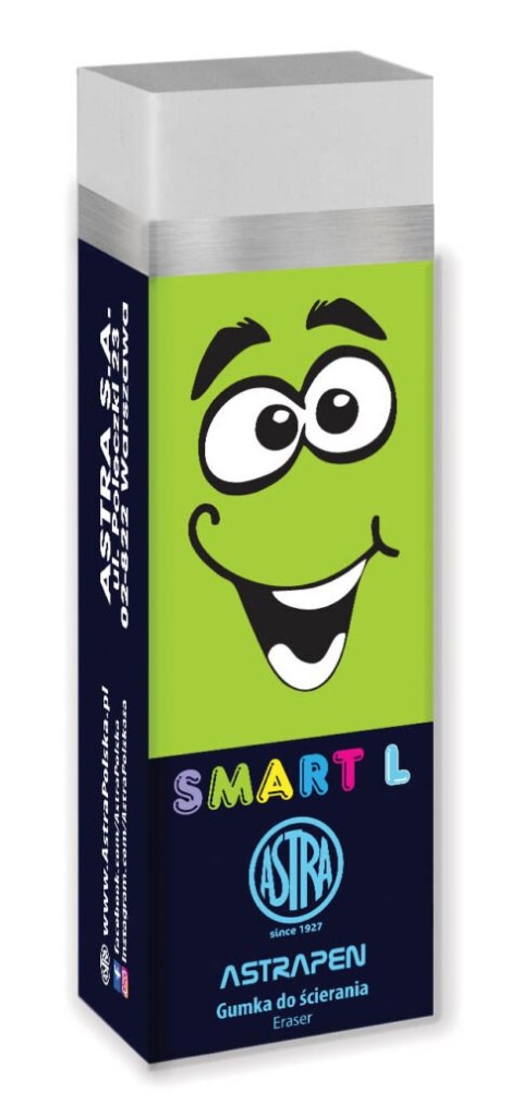 Gumka do ścierania Pen Smart L 403121002 ASTRA Gumka do ścierania Pen Smart L 403121002 ASTRA