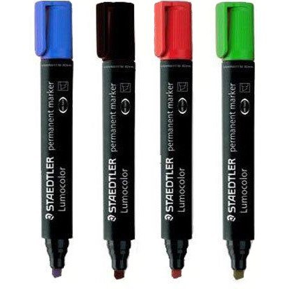 Marker 350-2 czerwony STAEDTLER LUMOCOLOR permamentny ścięty Marker 350-2 czerwony STAEDTLER LUMOCOLOR permamentny ścięty
