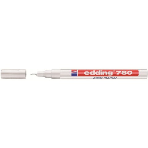 Marker 780 lakierowy biały 0,8mm okrągła końcówka 780/049/B EDDING Marker 780 lakierowy biały 0,8mm okrągła końcówka 780/049/B EDDING