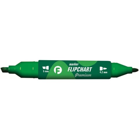 Marker FLIPCHART kon.okr/ści.zielony KM503-Z2 TETIS dwustr5mm/4.2mm Marker FLIPCHART kon.okr/ści.zielony KM503-Z2 TETIS dwustr5mm/4.2mm