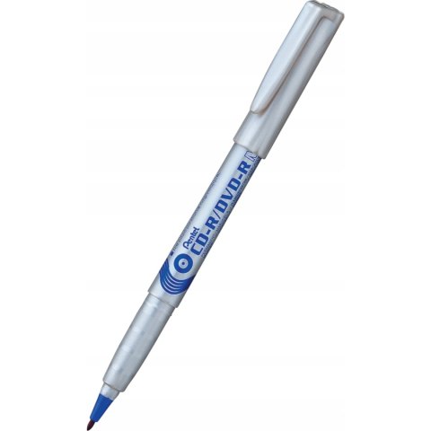 Marker do płyt CD NMS51 PENTEL niebieski końcówka 0.8mm Marker do płyt CD NMS51 PENTEL niebieski końcówka 0.8mm
