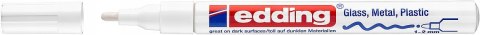 Marker lakierowy 1-2mm 751 biały okrągłą końcówka 751/049/B EDDING Marker lakierowy 1-2mm 751 biały okrągłą końcówka 751/049/B EDDING
