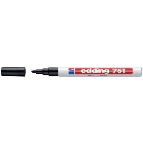 Marker lakierowy 1-2mm 751 czarny okrągła końcówka 751/001/C EDDING Marker lakierowy 1-2mm 751 czarny okrągła końcówka 751/001/C EDDING