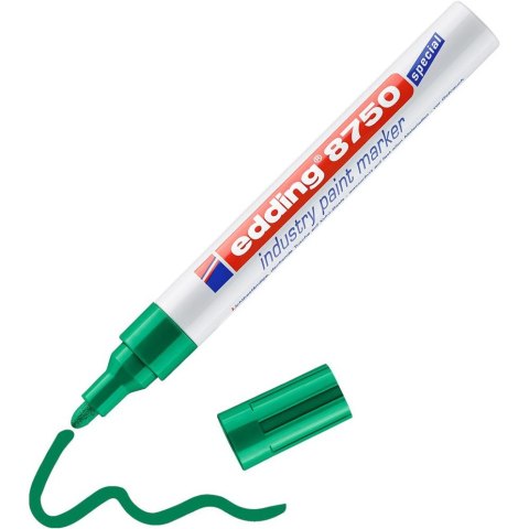 Marker lakierowy przemysłowy 2-4mm zielony okrągła końcówka 8750/004/ZI EDDING Marker lakierowy przemysłowy 2-4mm zielony okrągła końcówka 8750/004/ZI EDDING