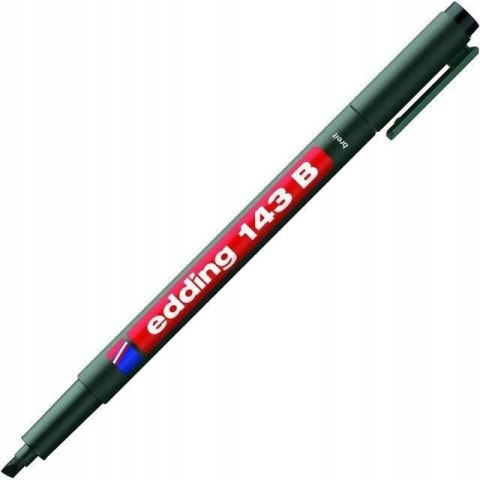 Marker niezmywalny do folii 1-3mm czarny 143B/001/C ED EDDING Marker niezmywalny do folii 1-3mm czarny 143B/001/C ED EDDING