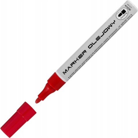 Marker olejowy ECONOMY czerwony TO-420 TOMA Marker olejowy ECONOMY czerwony TO-420 TOMA