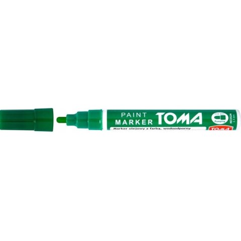 Marker olejowy TO-440 grubość 2.5mm zielony TOMA Marker olejowy TO-440 grubość 2.5mm zielony TOMA