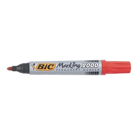 Marker permanentny 2000 czerwony BIC ECO okrągła końcówka 8209133 Marker permanentny 2000 czerwony BIC ECO okrągła końcówka 8209133