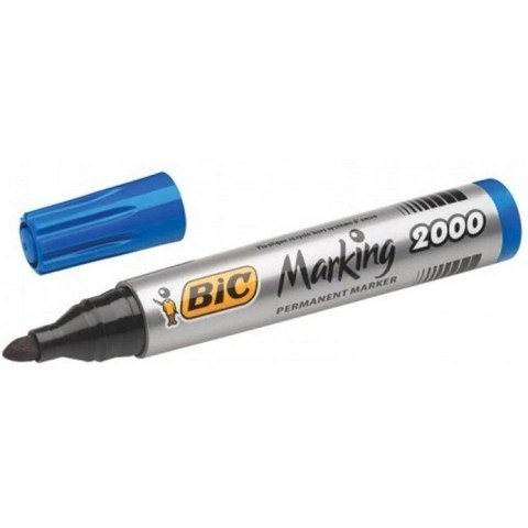 Marker permanentny 2000 niebieski BIC ECO okrągła końcówka 8209143 Marker permanentny 2000 niebieski BIC ECO okrągła końcówka 8209143