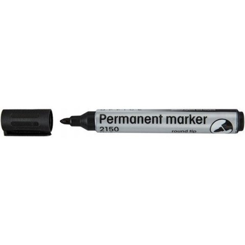 Marker permanentny 2150 czarny okrągła końcówka 110165 LEVIATAN Marker permanentny 2150 czarny okrągła końcówka 110165 LEVIATAN