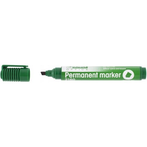Marker permanentny 2160 zielony ścięta końcówka 101124 D.RECT Marker permanentny 2160 zielony ścięta końcówka 101124 D.RECT