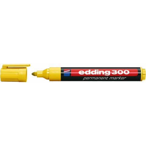 Marker permanentny 300-5 żółty okrągła końcówka 300/005/Z ED EDDING Marker permanentny 300-5 żółty okrągła końcówka 300/005/Z ED EDDING