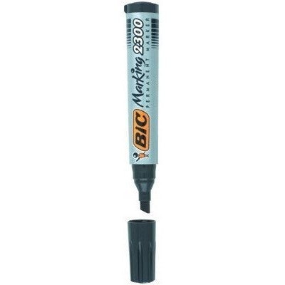 Marker permanentny BIC 2300 czerwony ścięta końcówka 8209243 Marker permanentny BIC 2300 czerwony ścięta końcówka 8209243