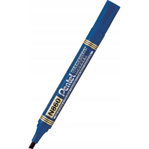Marker permanentny N860 niebieski ścięta końcówka PENTEL Marker permanentny N860 niebieski ścięta końcówka PENTEL