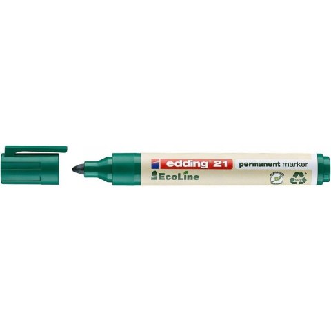 Marker permanentny ekologiczny okrągła końcówka zielony 21/004/ZI ED EDDING Marker permanentny ekologiczny okrągła końcówka zielony 21/004/ZI ED EDDING