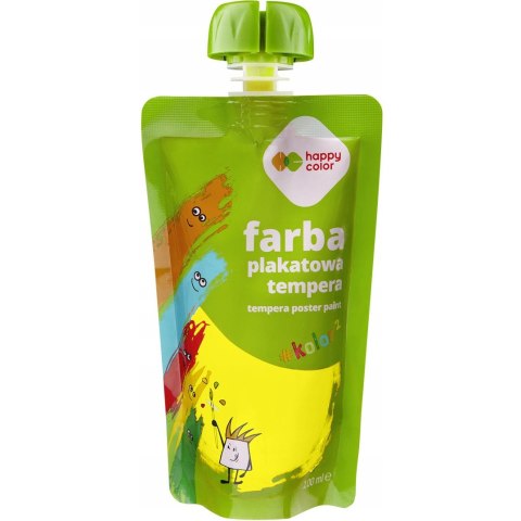 Farba plakatowa tempera neonowa żółta 100ml HA 3310 0100-01 HAPPY COLOR Farba plakatowa tempera neonowa żółta 100ml HA 3310 0100-01 HAPPY COLOR