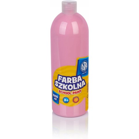 Farba szkolna Astra 1000 ml - jasno różowa 301217061 ASTRA Farba szkolna Astra 1000 ml - jasno różowa 301217061 ASTRA