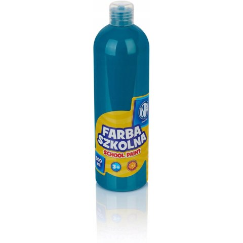 Farba szkolna Astra 500 ml - turkusowa 301112011 ASTRA Farba szkolna Astra 500 ml - turkusowa 301112011 ASTRA