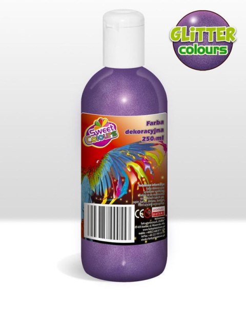 Farby plakatowe brokatowe 6 kol.x 250ml Sweet Colours OTOCKI Farby plakatowe brokatowe 6 kol.x 250ml Sweet Colours OTOCKI