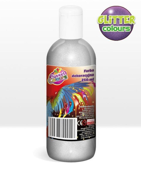 Farby plakatowe brokatowe 6 kol.x 250ml Sweet Colours OTOCKI Farby plakatowe brokatowe 6 kol.x 250ml Sweet Colours OTOCKI