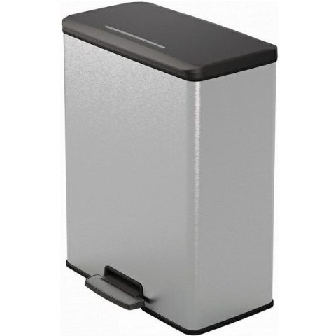 Kosz na śmieci CURVER DECO BIN z pedałem 65L srebrny metalizowany 01128-C70-00 251001 Kosz na śmieci CURVER DECO BIN z pedałem 65L srebrny metalizowany 01128-C70-00 251001