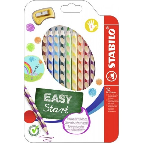 Kredki EASY COLOURS dla lew(12kol.) 331/12 STABILO Kredki EASY COLOURS dla lew(12kol.) 331/12 STABILO