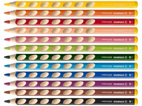 Kredki EASY COLOURS dla lew(12kol.) 331/12 STABILO Kredki EASY COLOURS dla lew(12kol.) 331/12 STABILO