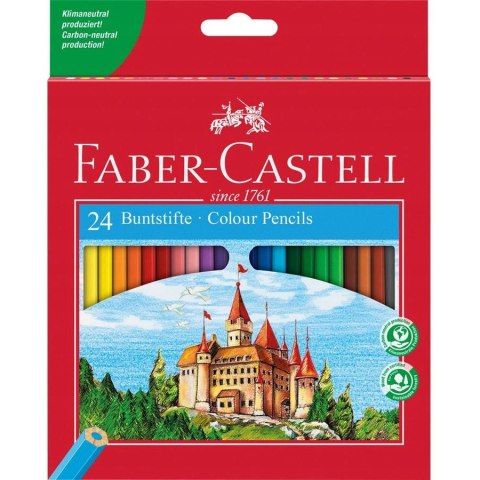 Kredki ZAMEK 24 kolory opakowanie kartonowe 120124 FC FABER-CASTELL Kredki ZAMEK 24 kolory opakowanie kartonowe 120124 FC FABER-CASTELL