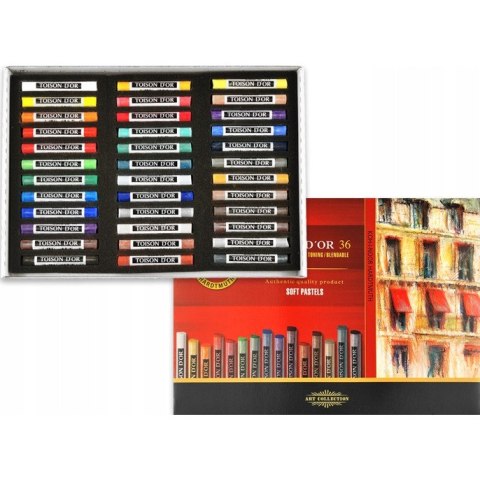 Kredki pastele suche 36 kolorów TOISON DOR 8515N KOH-I-NOOR Kredki pastele suche 36 kolorów TOISON DOR 8515N KOH-I-NOOR