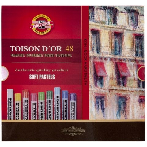 Kredki pastele suche 48 kolorów TOISON D`OR 8516N KOH-I-NOOR Kredki pastele suche 48 kolorów TOISON D`OR 8516N KOH-I-NOOR