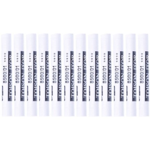 Kredki pastele suche TITANIUM WHITE (12szt.) 8500-01 KOH-I-NOOR Kredki pastele suche TITANIUM WHITE (12szt.) 8500-01 KOH-I-NOOR