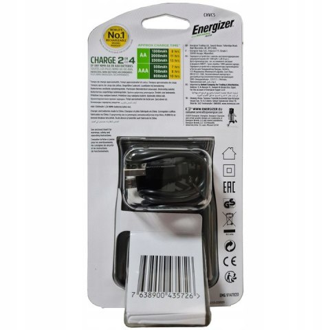 Ładowarka do akumulatorków Ni-MH ENERGIZER BASE USB + 4xAA/HR6 1300mAh Ładowarka do akumulatorków Ni-MH ENERGIZER BASE USB + 4xAA/HR6 1300mAh