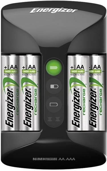 Ładowarka do akumulatorków Ni-MH ENERGIZER PRO + 4xAA/HR6 2000mAh Ładowarka do akumulatorków Ni-MH ENERGIZER PRO + 4xAA/HR6 2000mAh