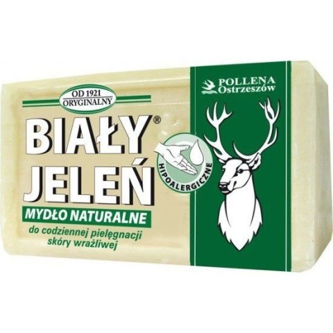Mydło w kostce BIAŁY JELEŃ 150g naturalne w folii Mydło w kostce BIAŁY JELEŃ 150g naturalne w folii