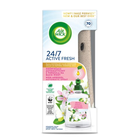 Odświeżacz AIR WICK Active Fresh komplet 228ml Białe Kwiaty *10011 Odświeżacz AIR WICK Active Fresh komplet 228ml Białe Kwiaty *10011