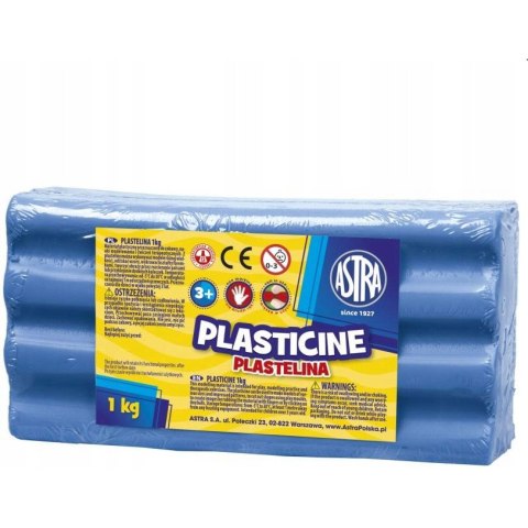 Plastelina 1kg niebieska 303111012 ASTRA Plastelina 1kg niebieska 303111012 ASTRA