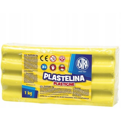 Plastelina Astra 1 kg cytrynowa 303111004 ASTRA Plastelina Astra 1 kg cytrynowa 303111004 ASTRA