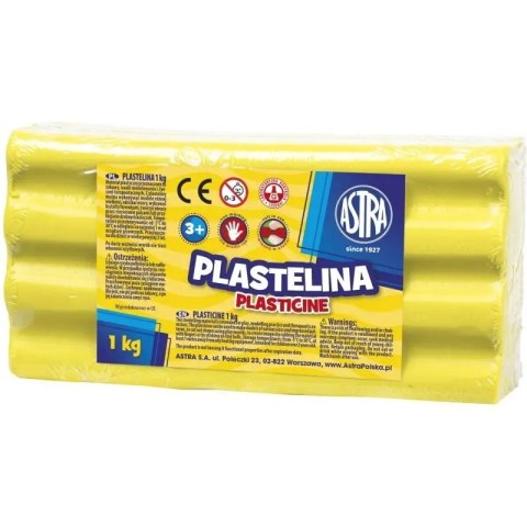Plastelina Astra 1 kg cytrynowa 303111004 ASTRA Plastelina Astra 1 kg cytrynowa 303111004 ASTRA